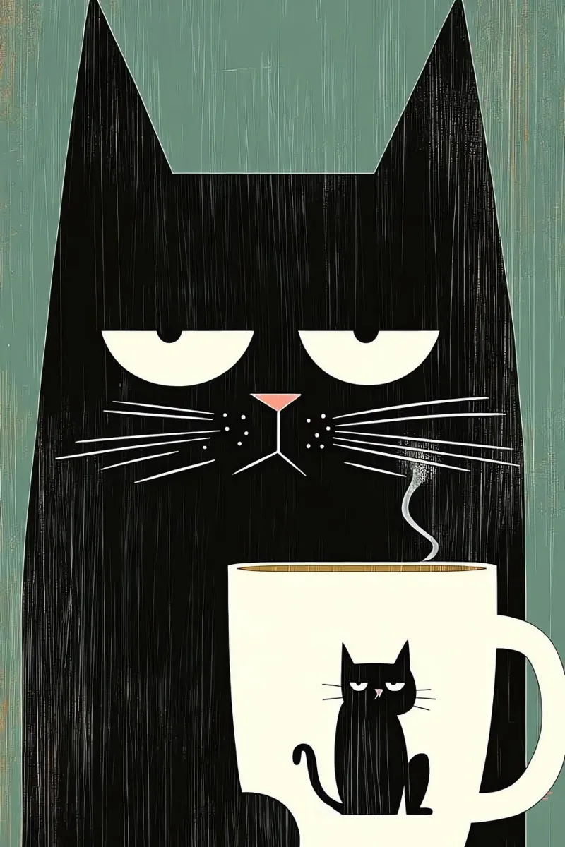 Caffè Black Cat pannello forex da Kaden