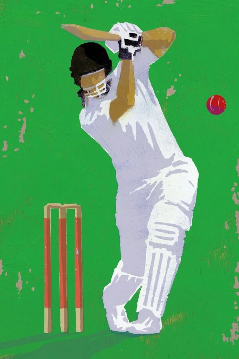 Cricket Alu-Dibond von Andy Bridge