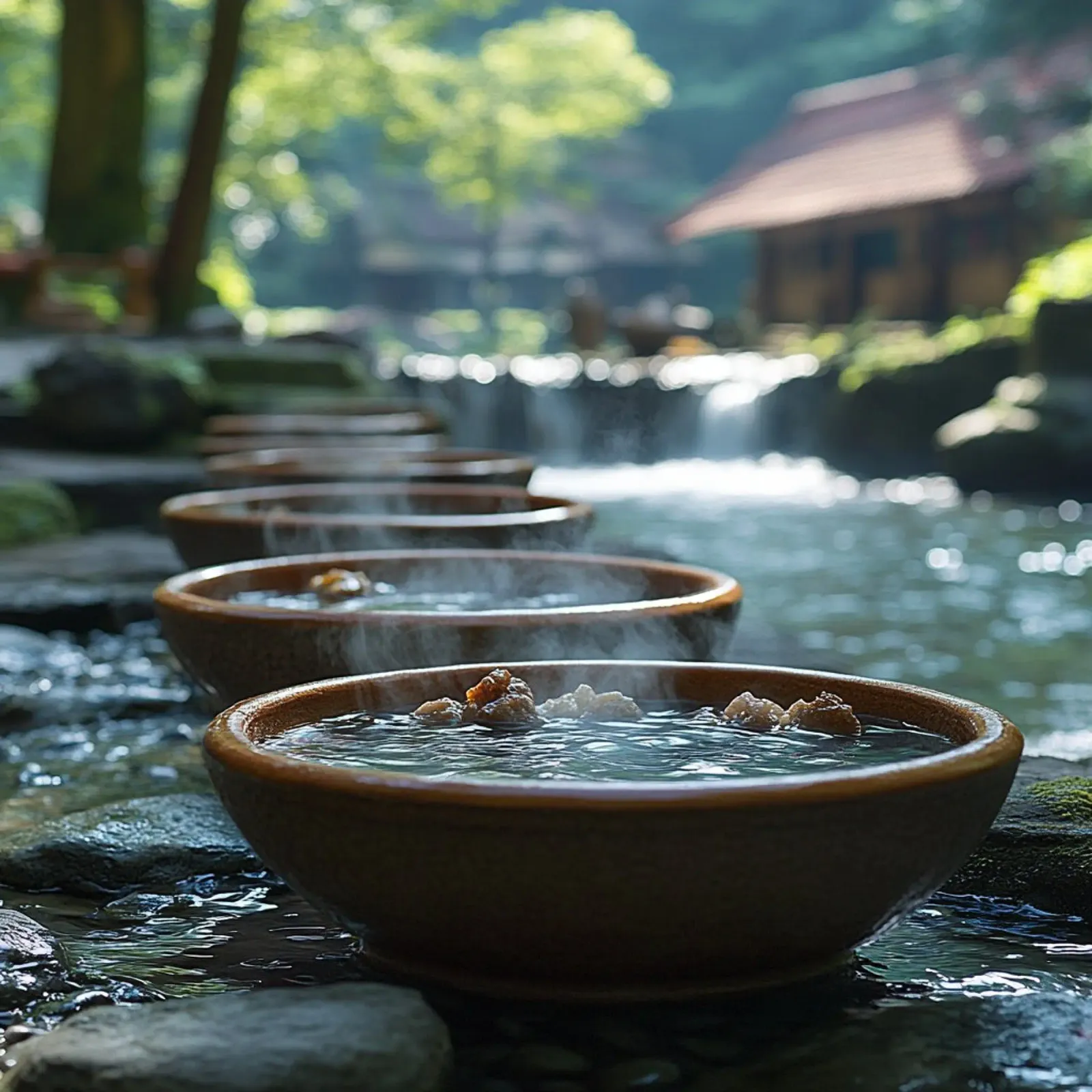 Bali Serenity Rituals tela con Cornice a cassetta da Wanderlust Vibes