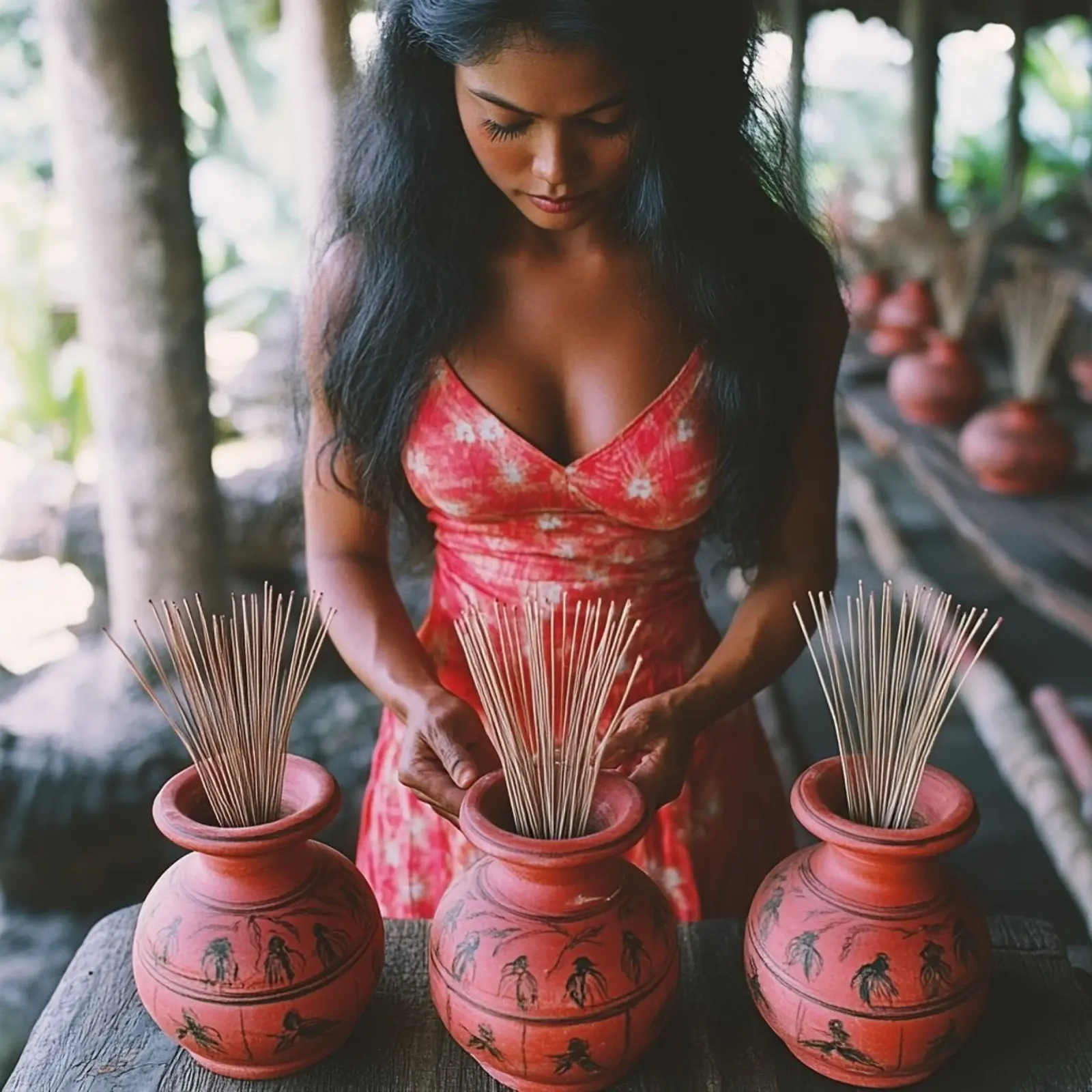 Bali Serenity Rituals poster con telaio in plastica da Wanderlust Vibes