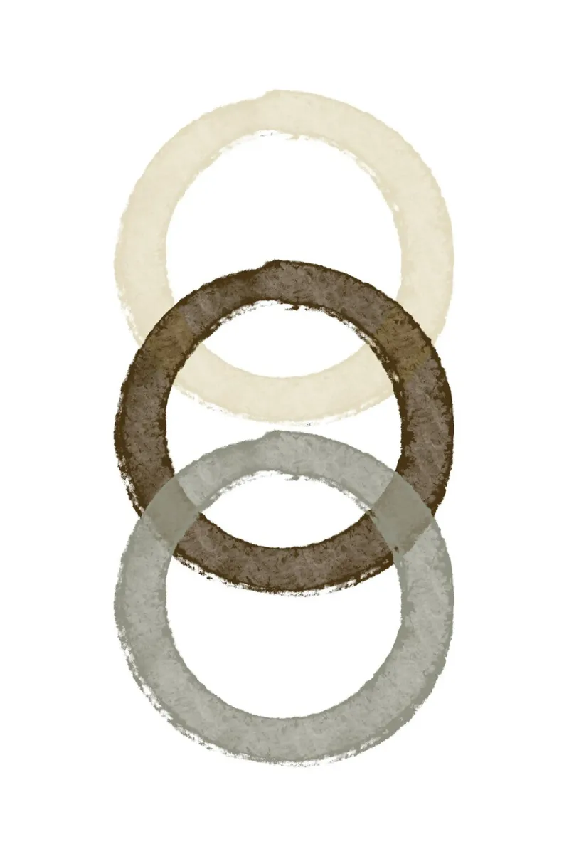 Nested Circle Harmony hahnemühle by vintageshop