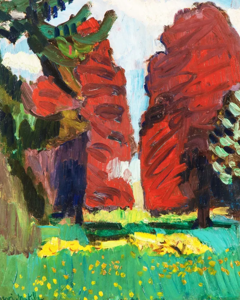 Faggio viola, attribuito a Henri Matisse pellicola backlit da Venus Art