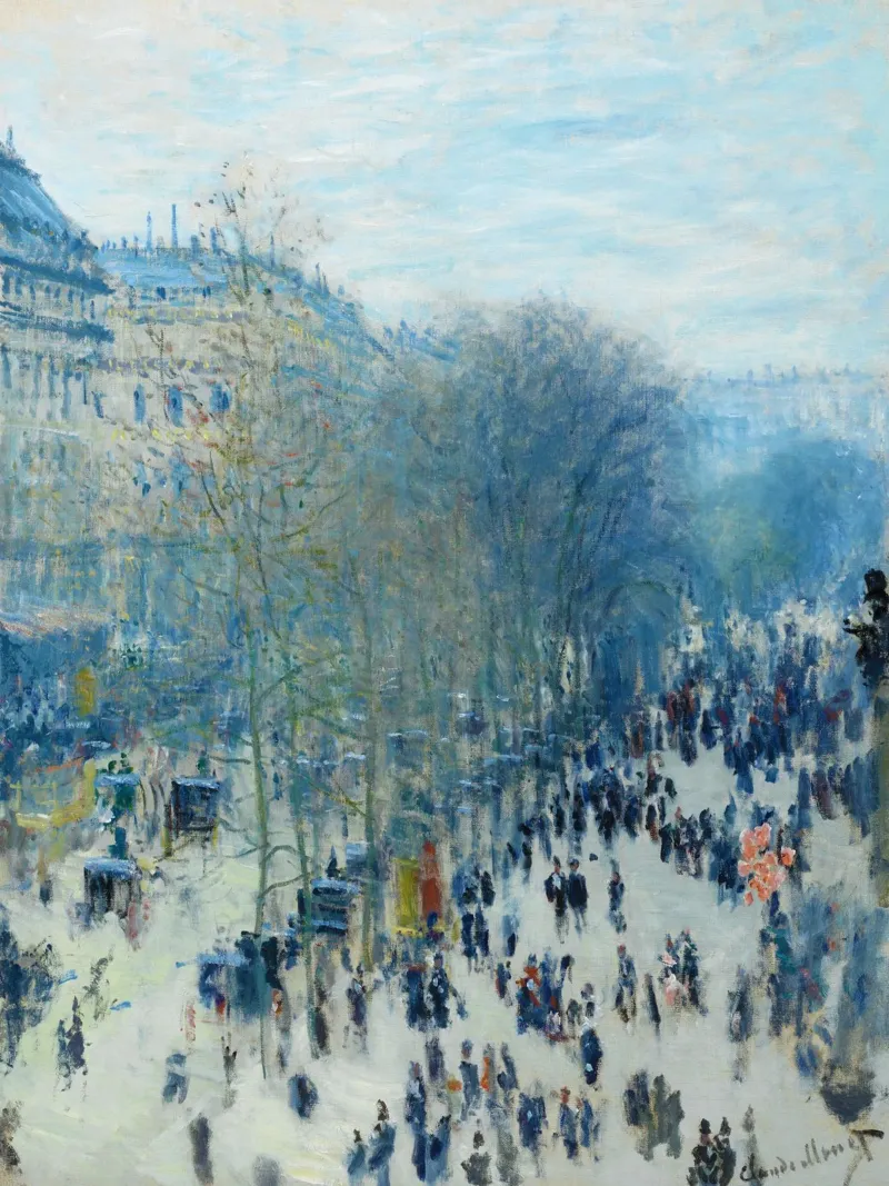 Boulevard des Capucines (c. 1873–1874) by Claude Monet hahnemühle by Monet Art Prints