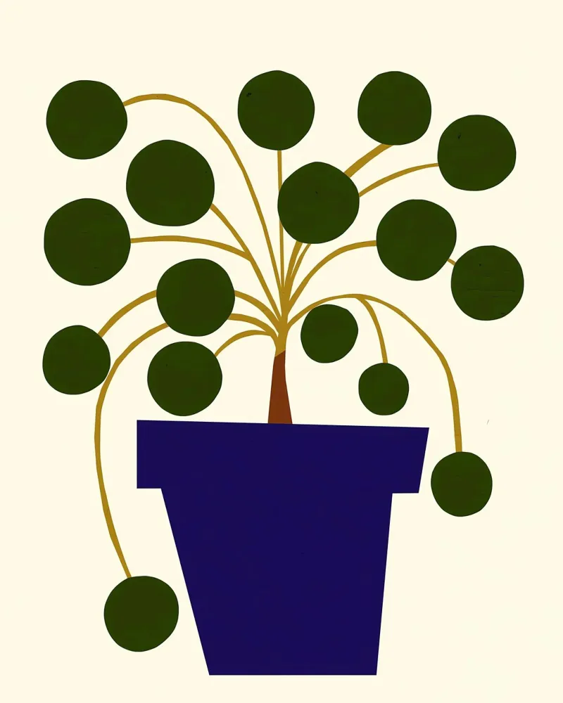 Botánico abstracto metacrilato de Haleigh