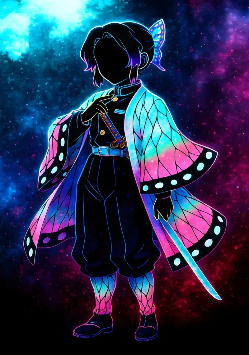 Soul Of Demon slayer Kochō Shinobu pellicola backlit da DGSoulheroes