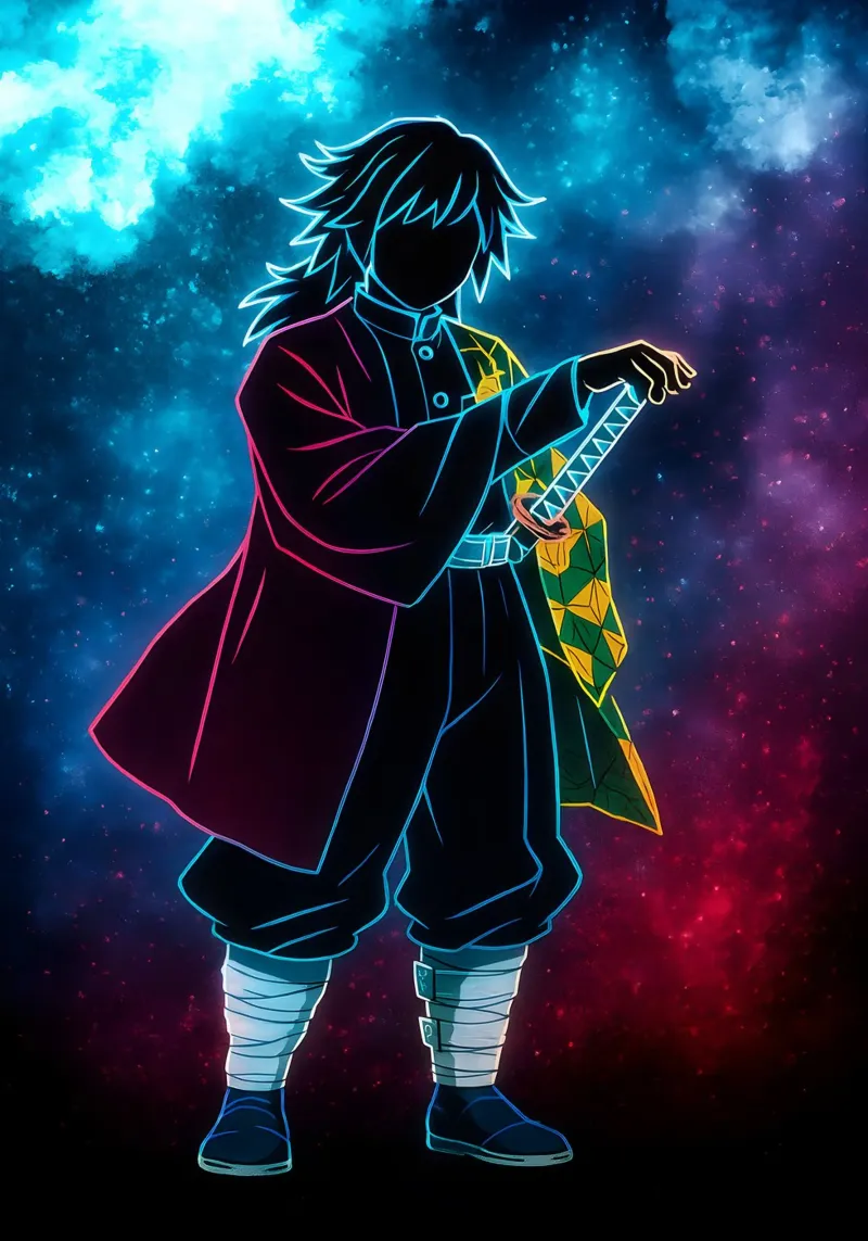 Soul Of Demon slayer Tomioka Giyu poster da DGSoulheroes