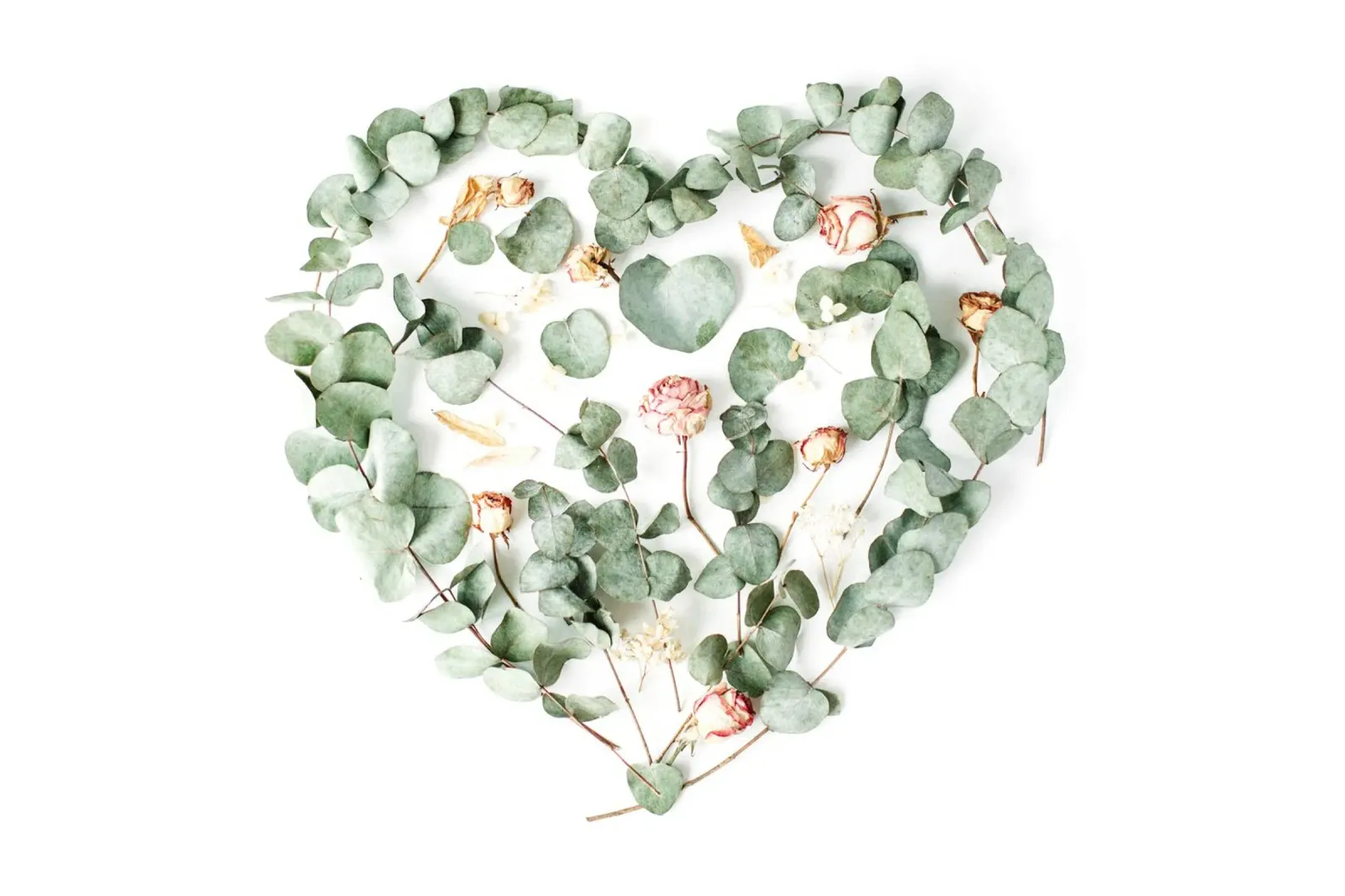 Note floreali d'amore poster con telaio in alluminio da StillVibe Home