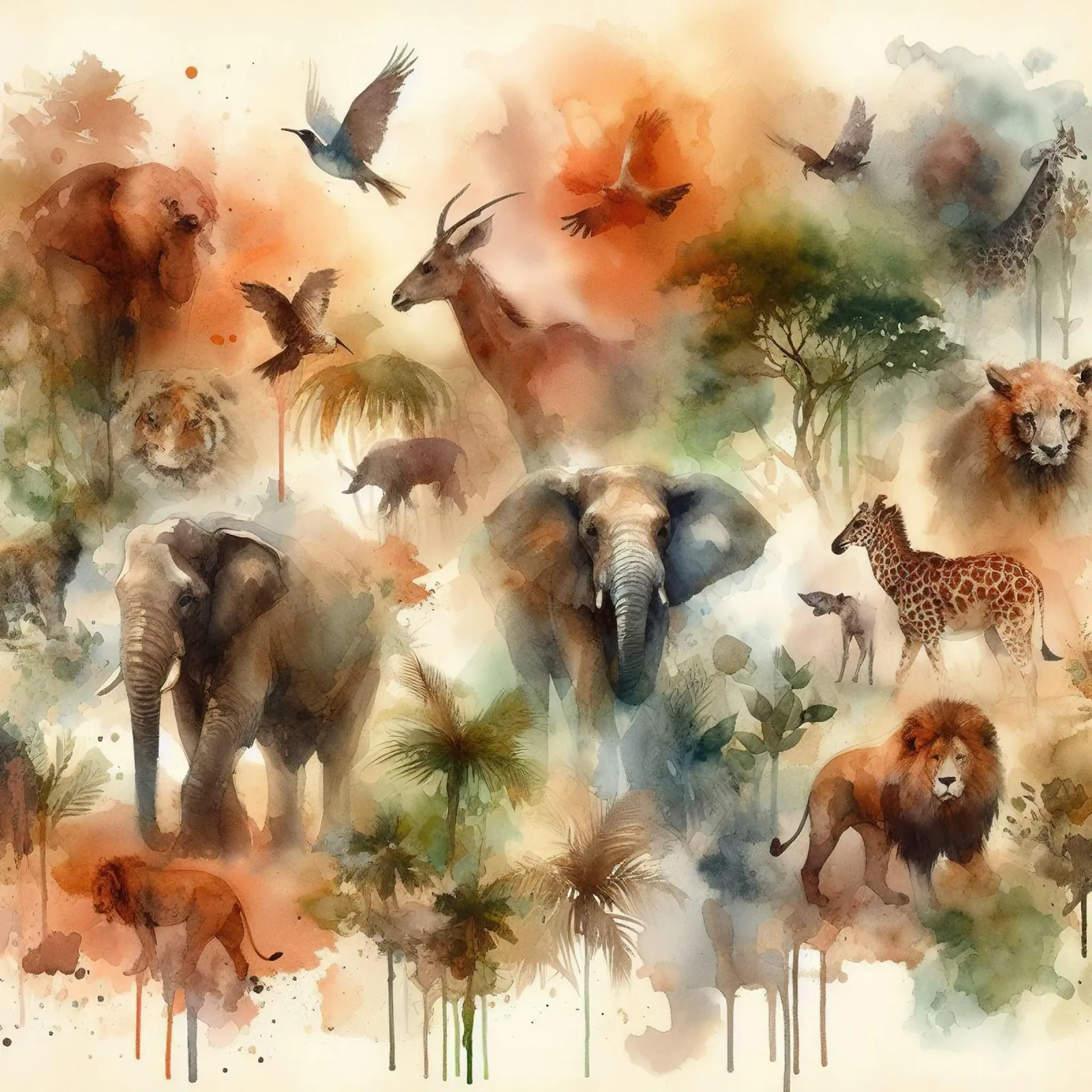 Serenity in the Wild canvas with Floater frame by Chromatic Fusion Studio