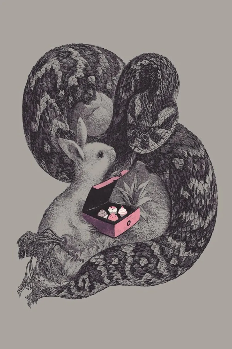 Cupcake? poster con telaio in legno da Jacques Maes