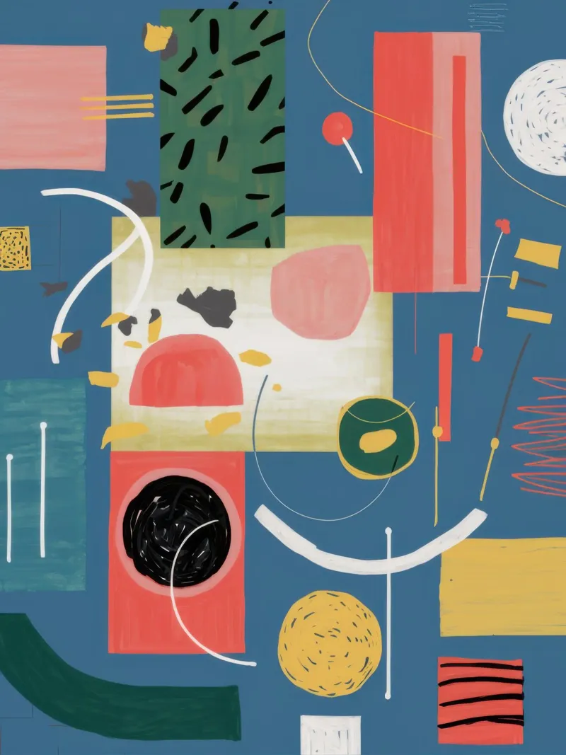 Abstracte stedelijke geometrie canvas met Baklijst van Frosh Pallete