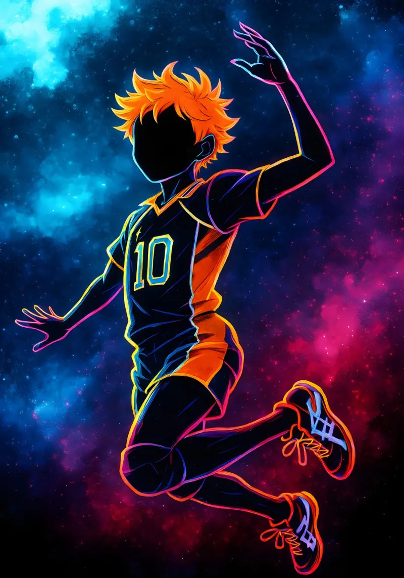 Soul Of Haikyū!! Shoyo Hinata pellicola backlit da DGSoulheroes