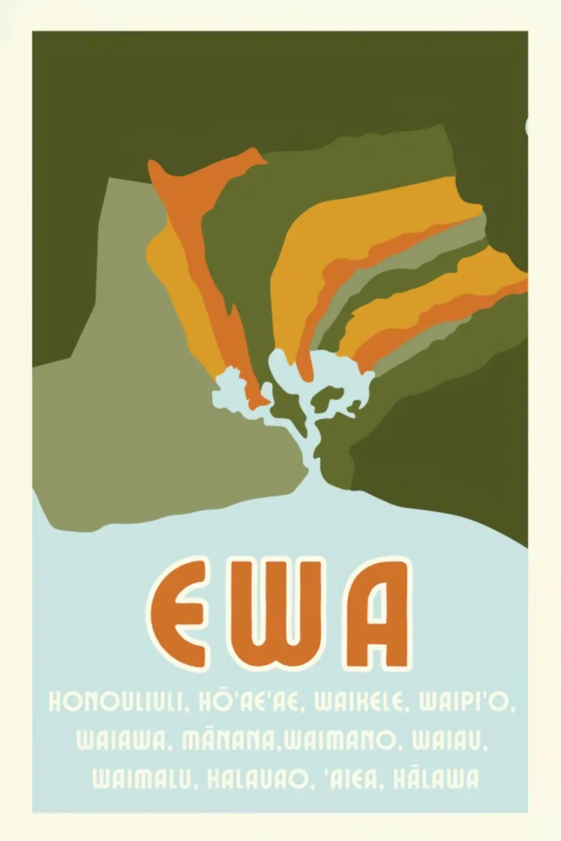 Retro Ewa pellicola backlit da sayre shop