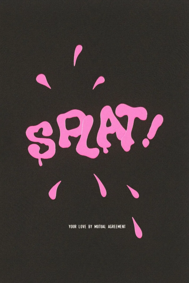 Splat canvas met Baklijst van Jonas Loose