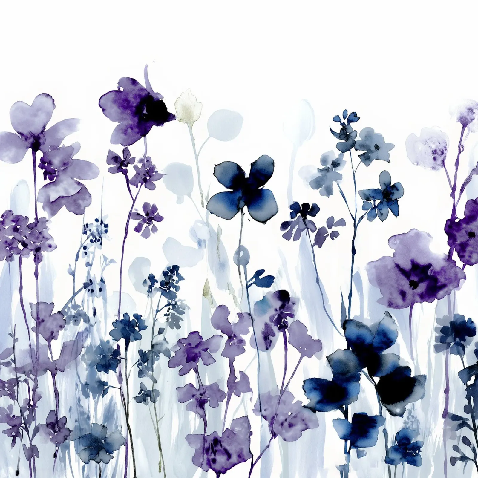 Jardin crépusculaire poster avec cadre en plastique de Sophia Calder Studio