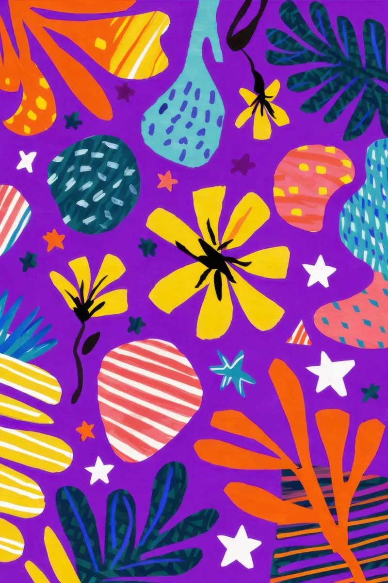 Electric Garden Party alu-dibond by Solar Paint
