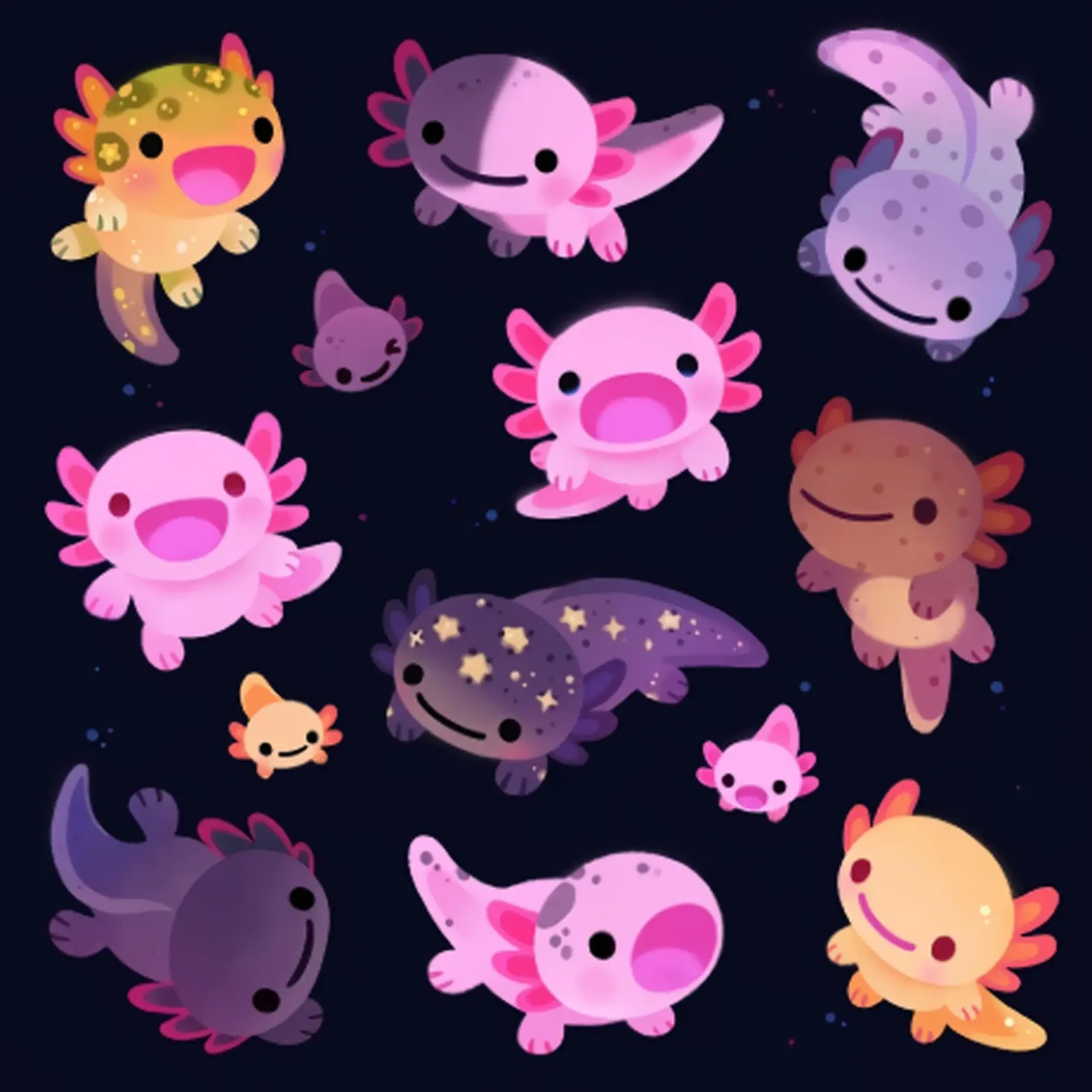 Felice axolotl carta hahnemühle da eugene shop