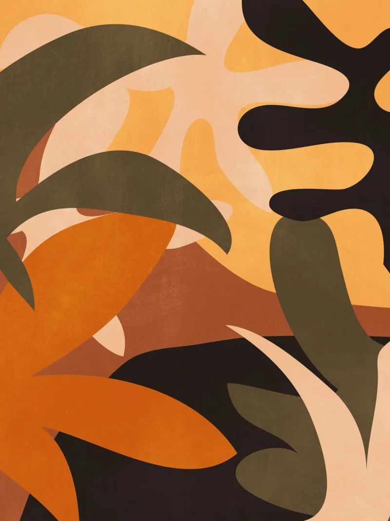 Jungla abstracta metacrilato de LeaDArt