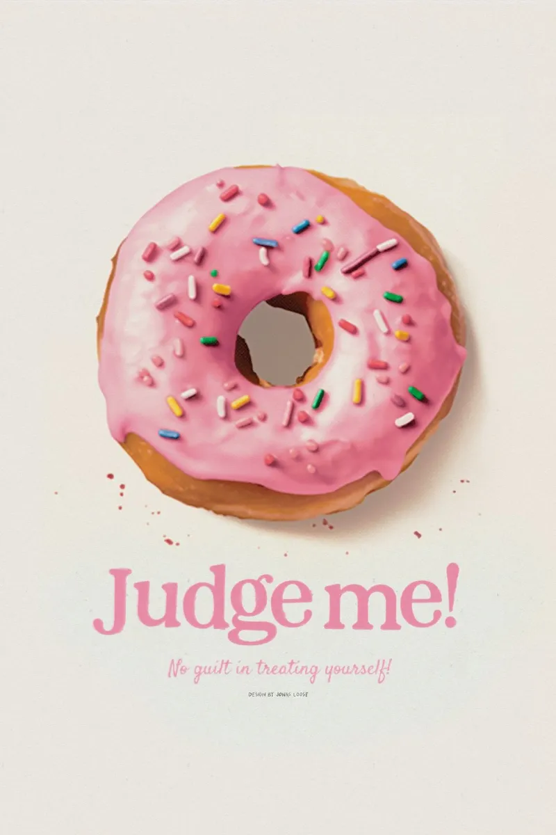 Donut Judge Me Hahnemühle von Jonas Loose