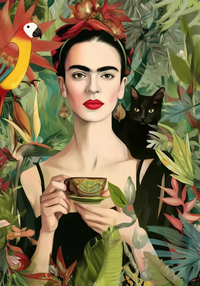 Frida in the Garden of Thoughts pellicola backlit da Clara August