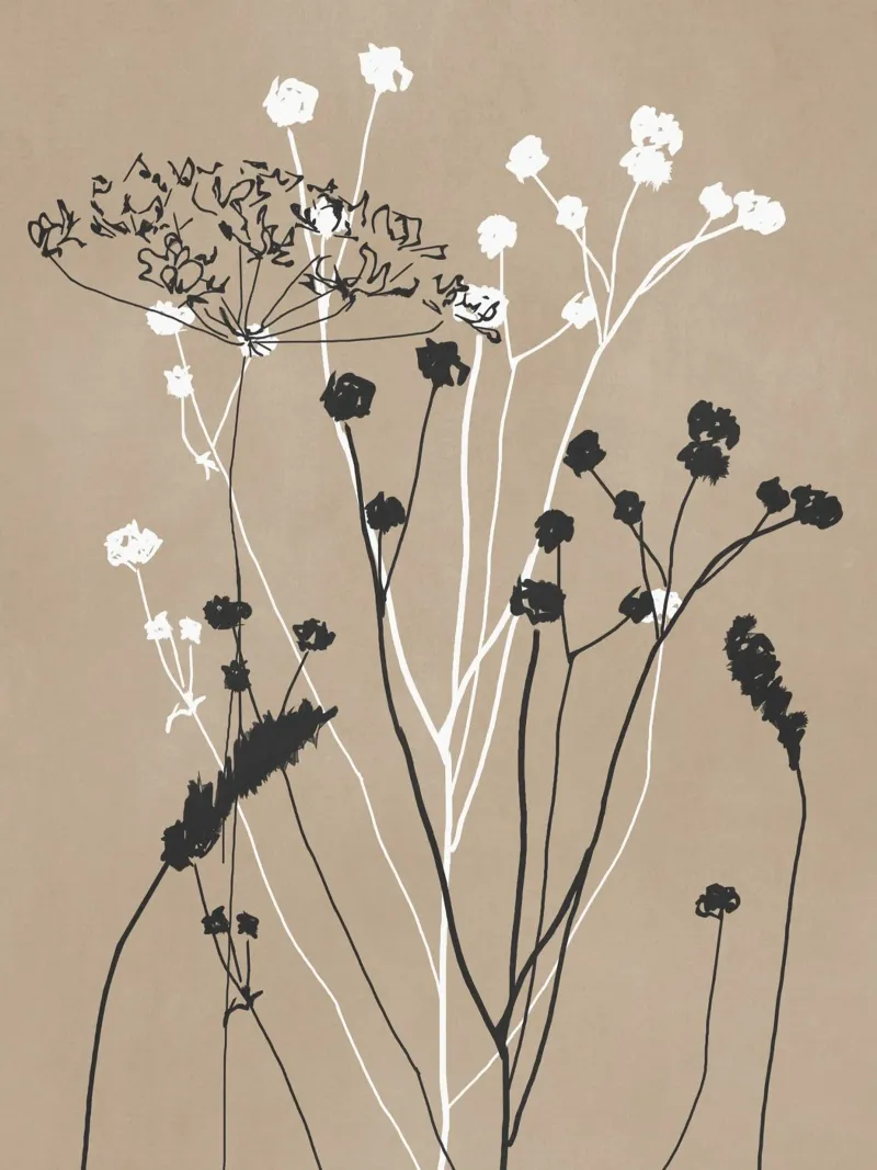 Quietud salvaje poster con marco de madera de LeaDArt