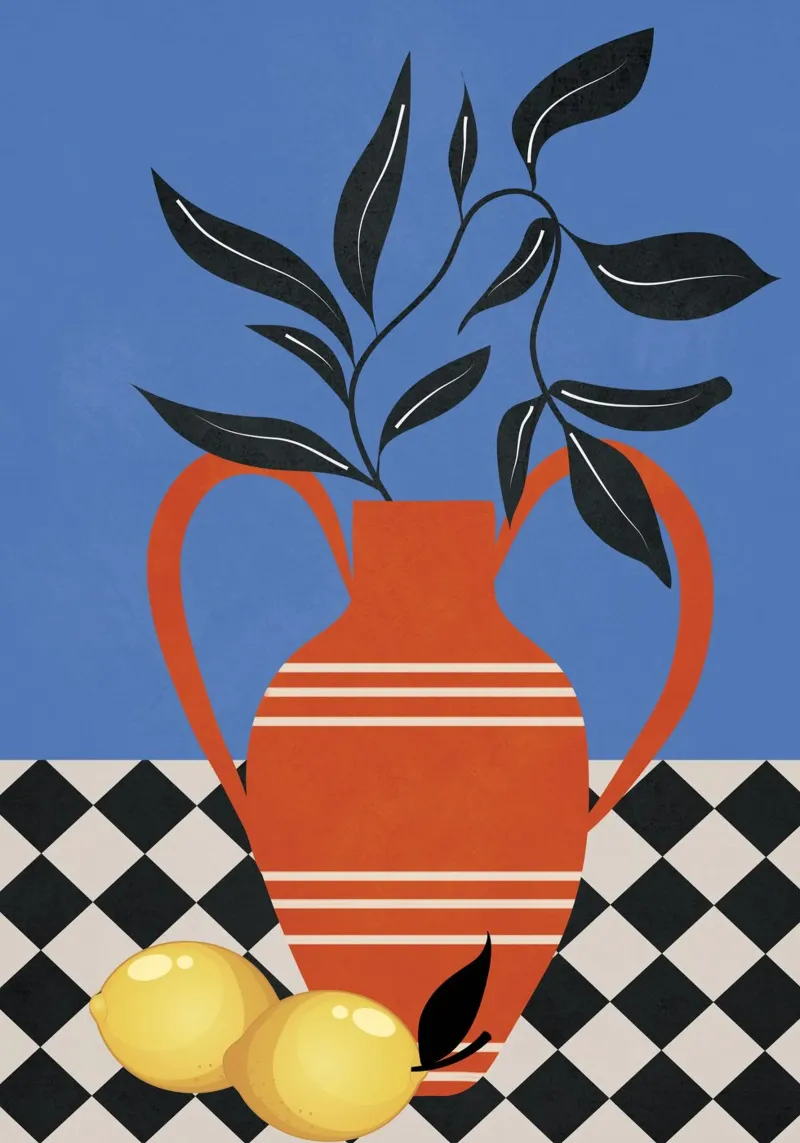 Still Life in Balance 3 poster by Nadjaa