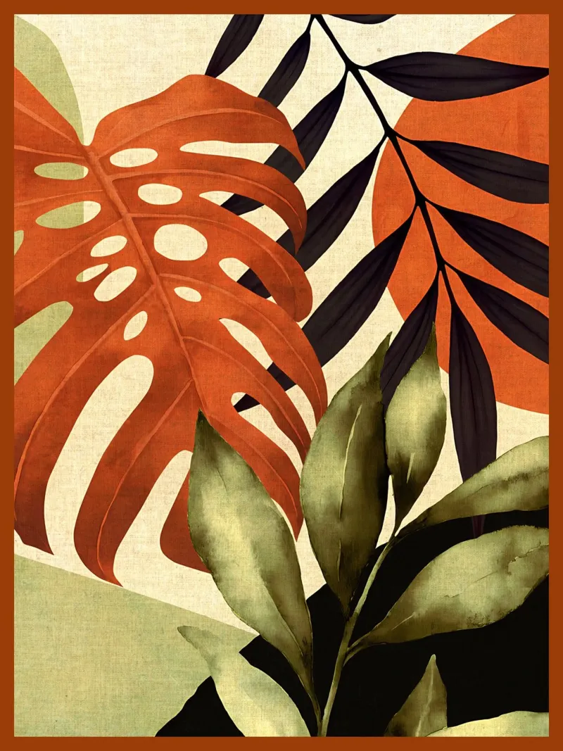 monstera tropicale foglie pellicola backlit da DavisStudio