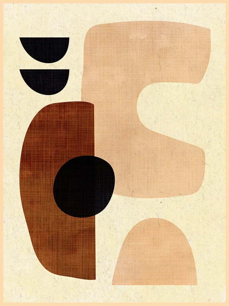 vormen abstracte vormen halve cirkels hahnemühle van CourtneyStudio