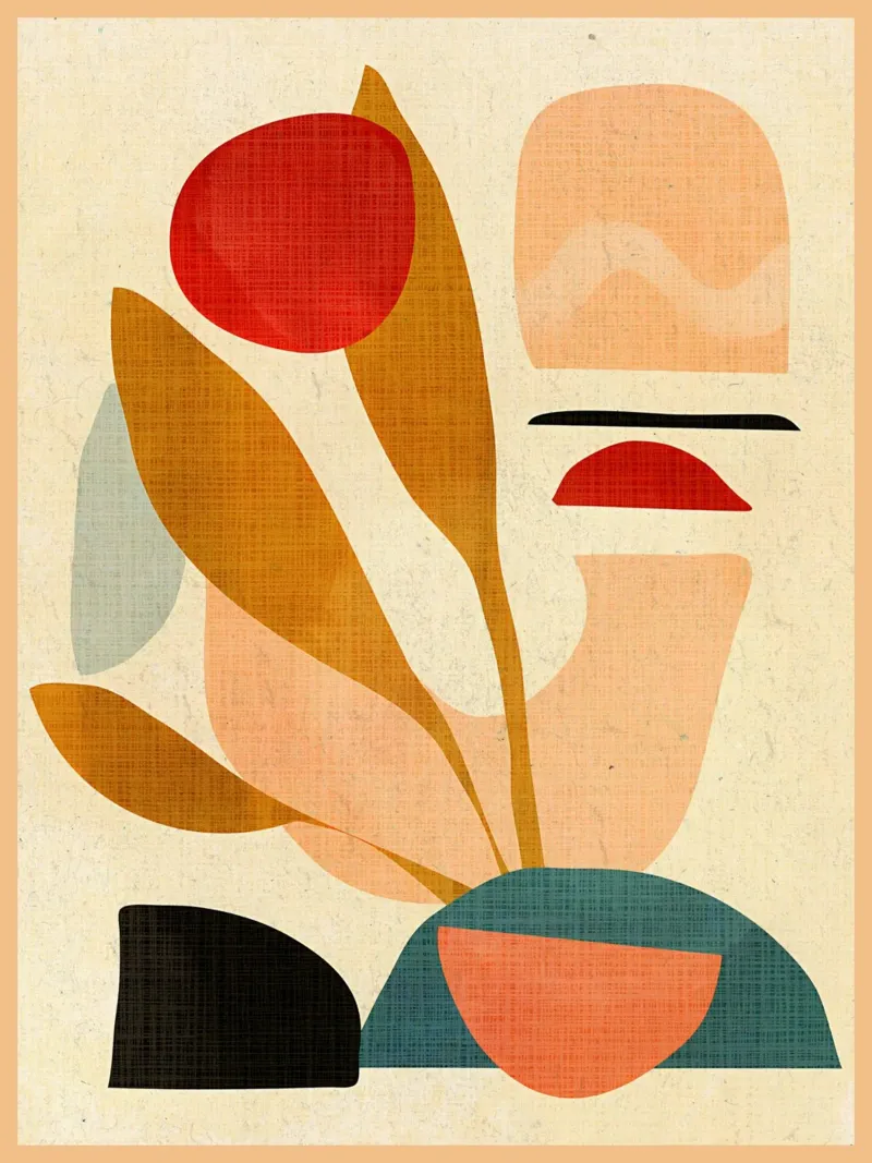forme geometriche astratte carta hahnemühle da CourtneyStudio