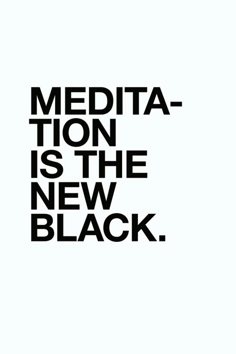 Meditation black pellicola backlit da Studio One