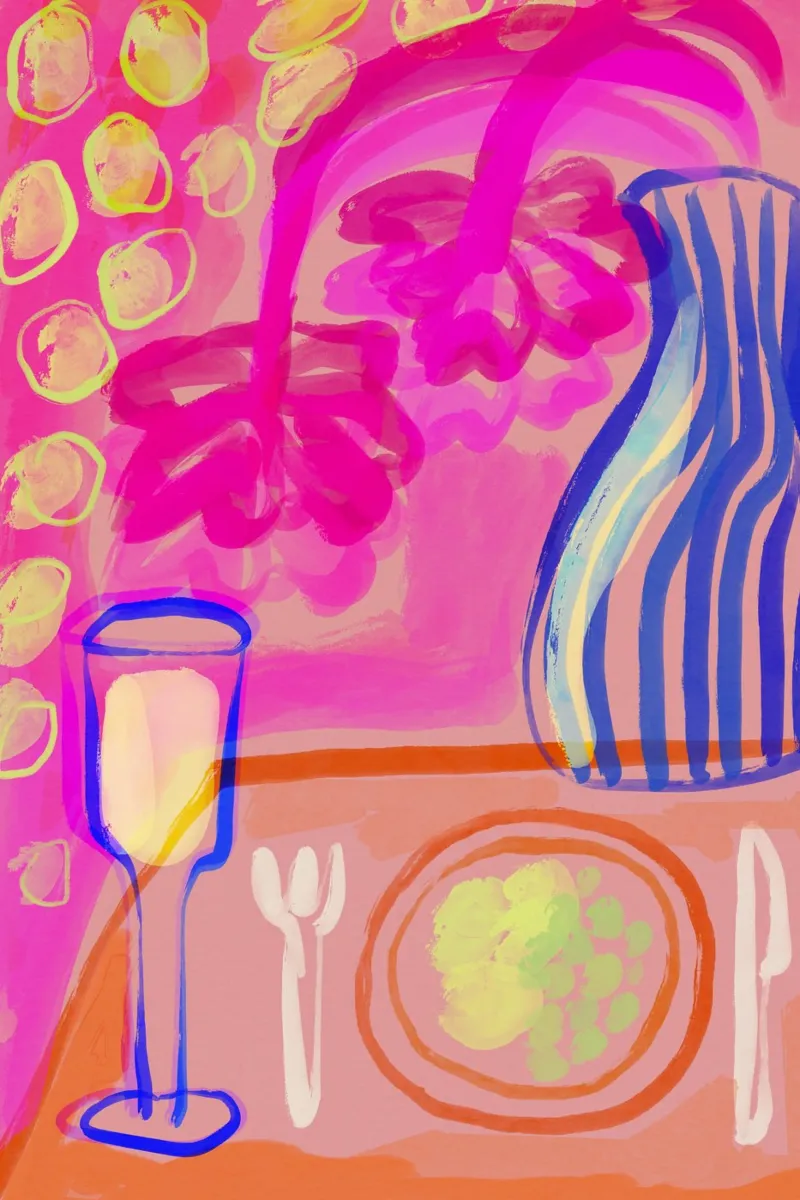 Neon Still Life No 6 carta hahnemühle da treechild