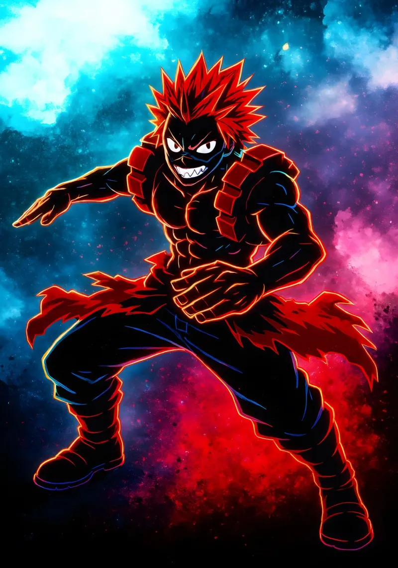 Soul Of my hero academia Kirishima Eijirou pellicola backlit da DGSoulheroes