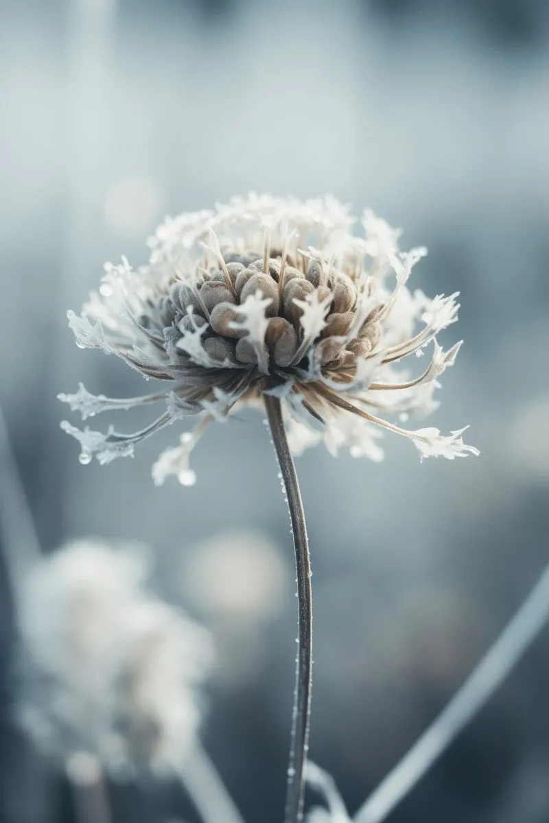 Frozen Flower No 5 carta hahnemühle da treechild