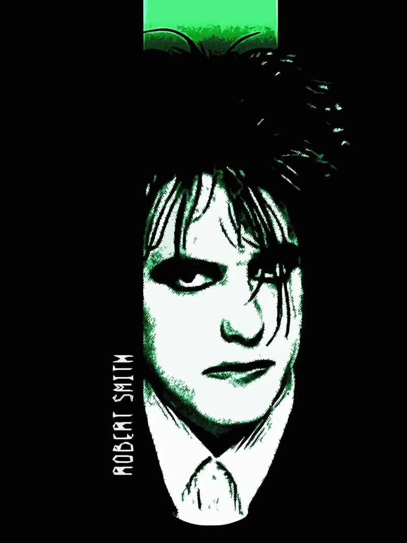 Robert Smith la cura alluminio dibond da music soul