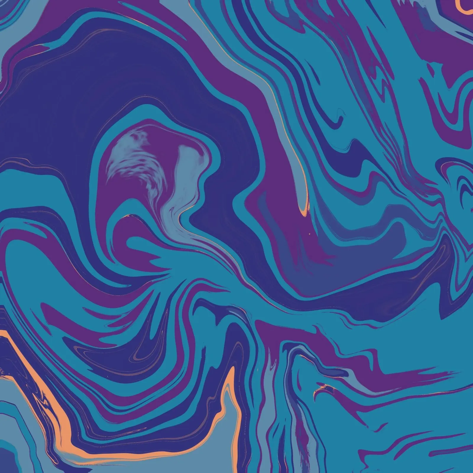 Marble flow 03 canvas by Little Dean