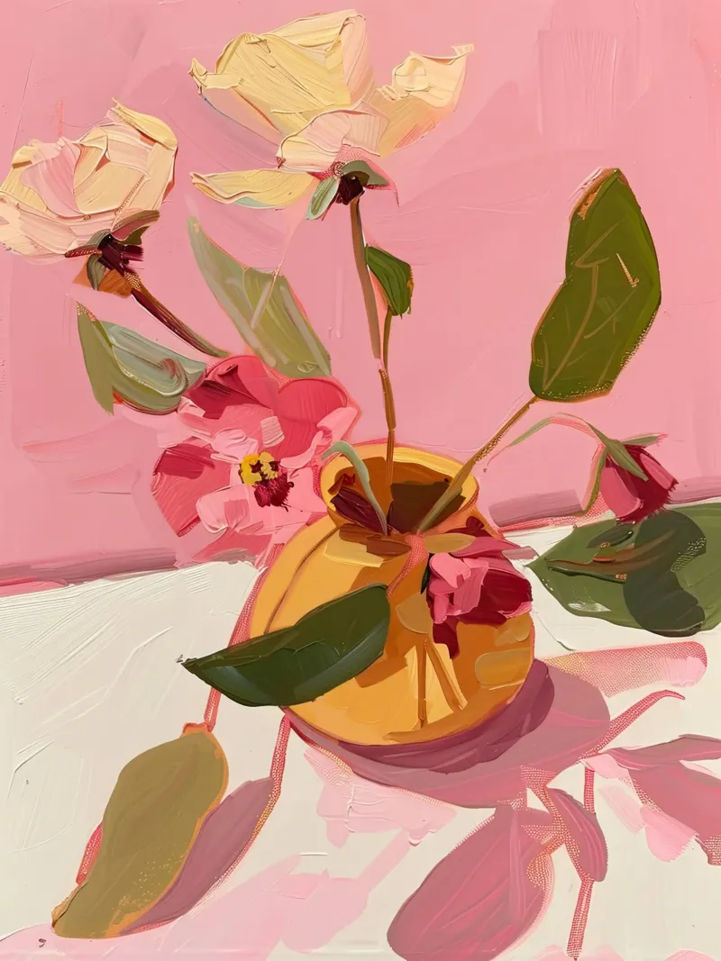 Blush e Bloom poster con telaio in plastica da DaarbyN
