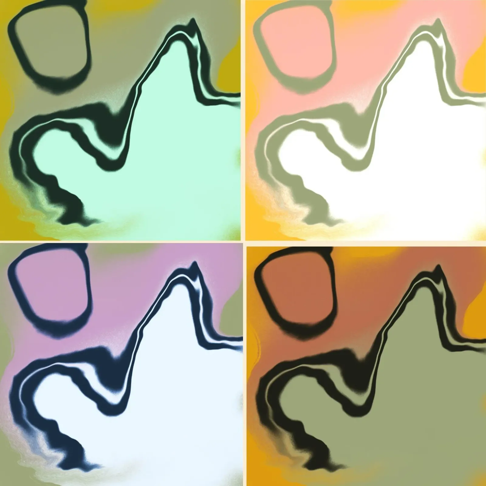 Treble pairing 04 canvas by Little Dean