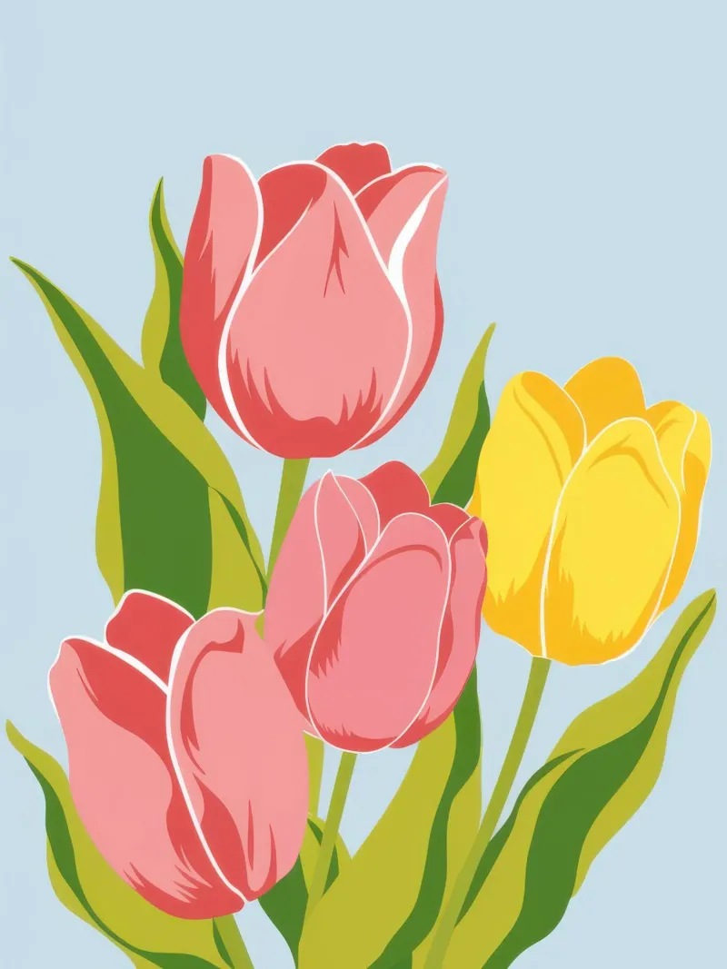 Semplice grazia dei tulipani carta hahnemühle da Thistle Bloom