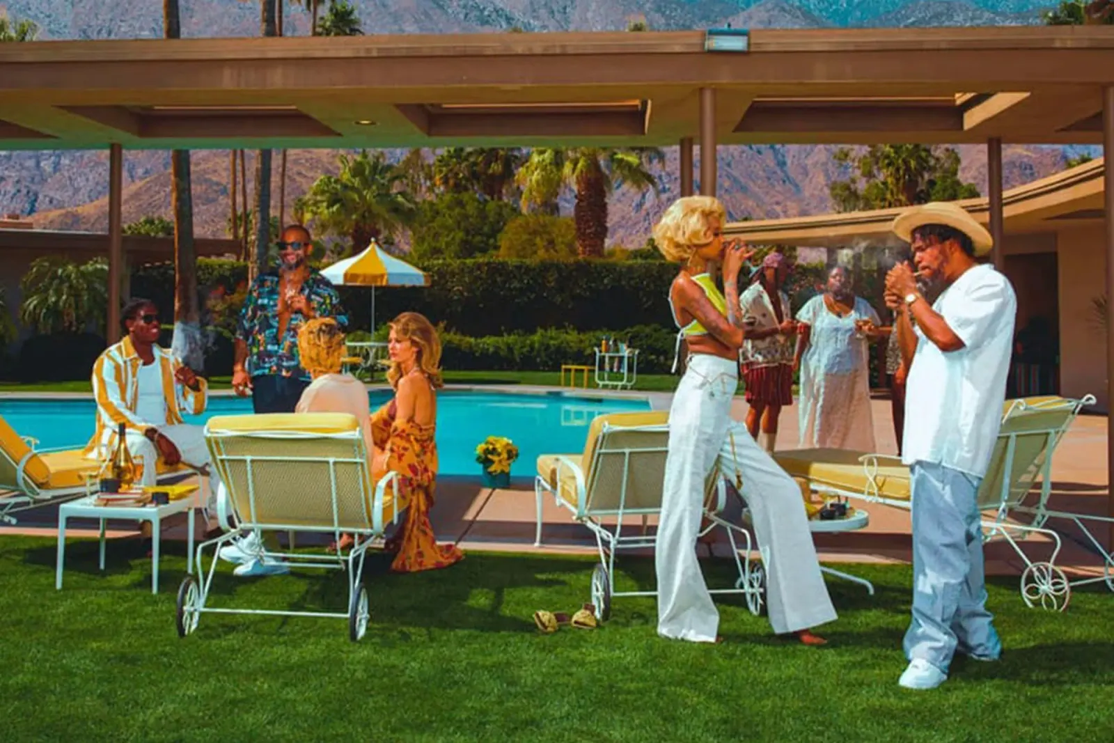 Slim Aarons - Partito pellicola backlit da The Poster UK