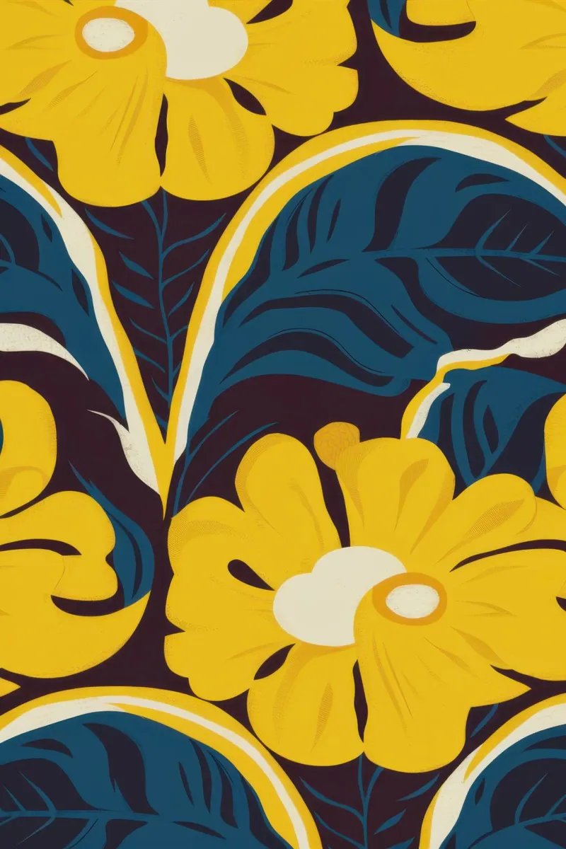 Modello Golden Bloom poster con telaio in plastica da Thistle Bloom