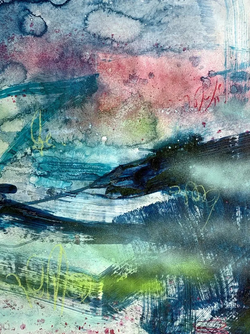 Variations in blue I carta hahnemühle da kirstenschankweiler