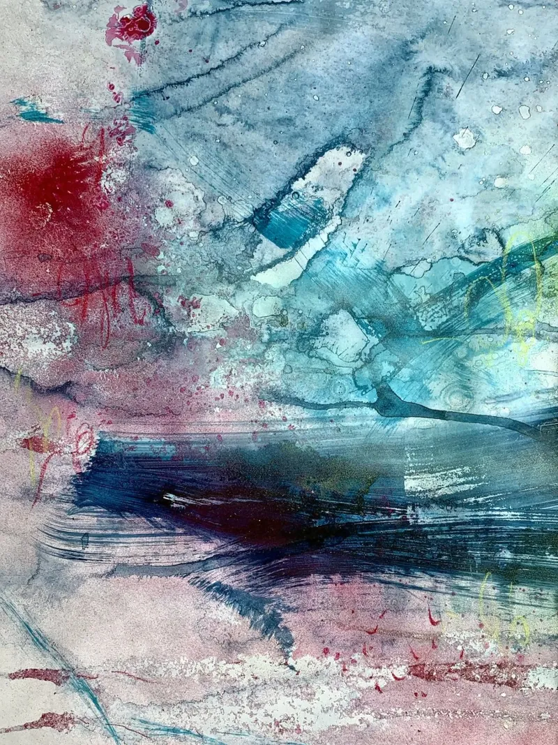 Variations in blue II aluminio dibond de kirstenschankweiler