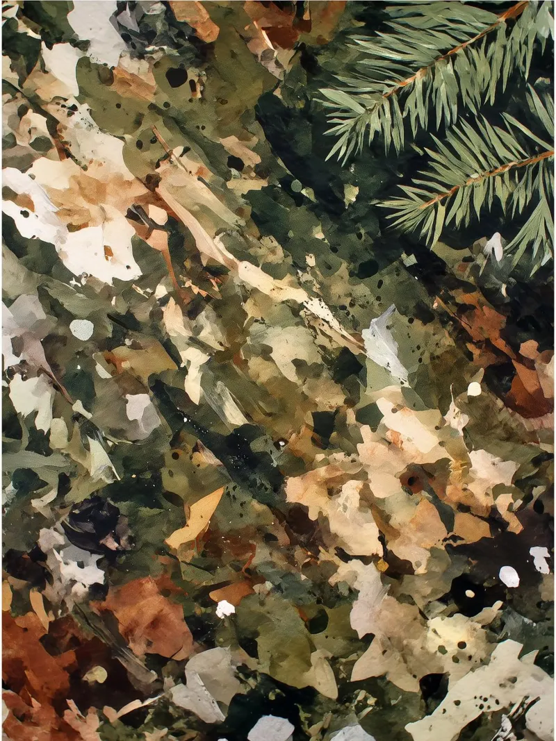 Forest Floor acrylic glass by Luke Wilder Studio