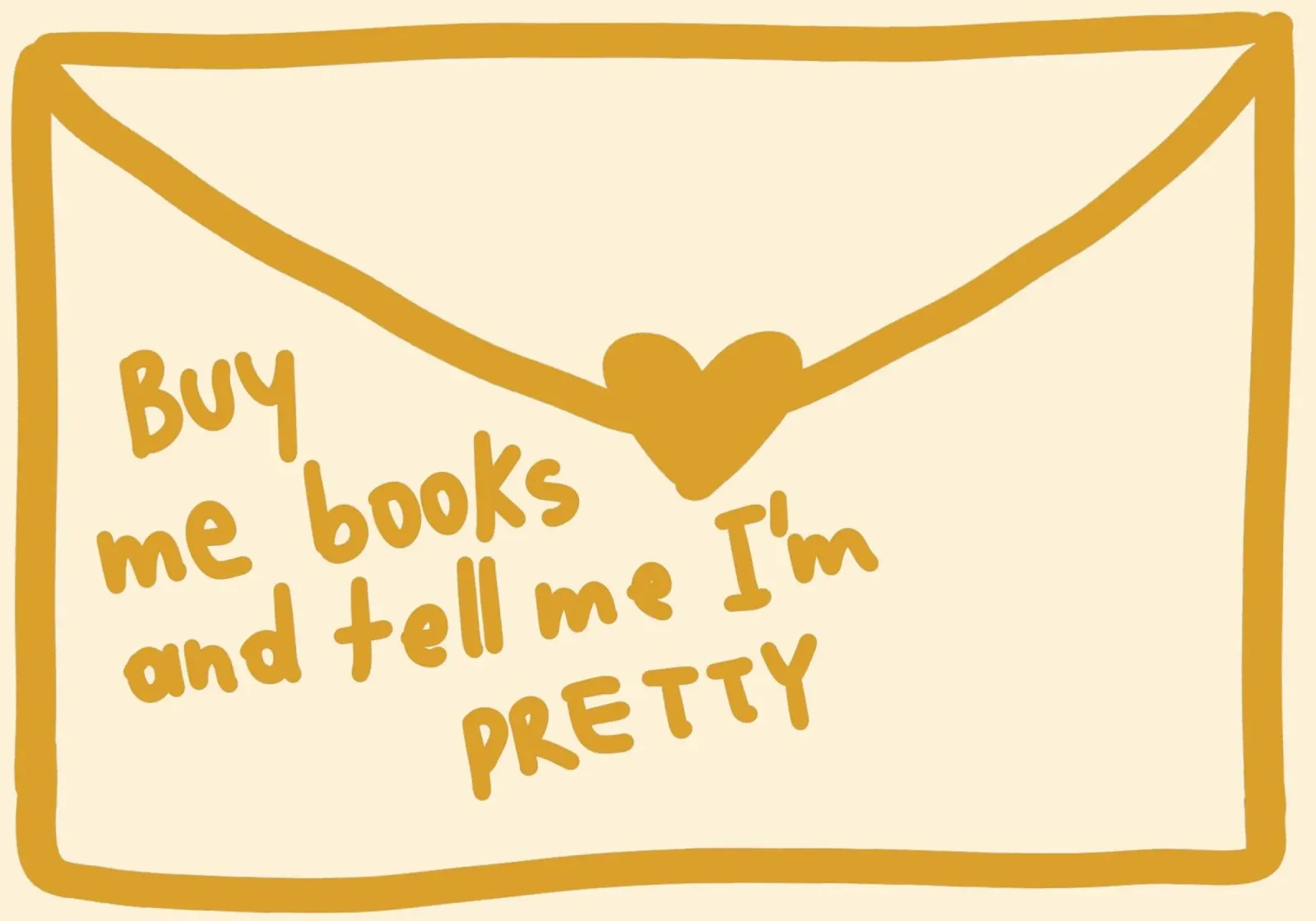 "Poster con lettera d'amore divertente "Comprami libri poster con telaio in alluminio da vintagepod
