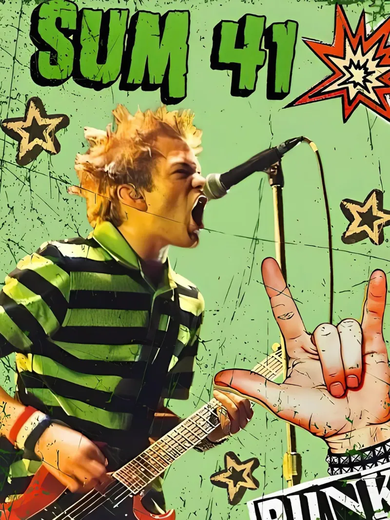 SUM 41 poster da Musadad Shop