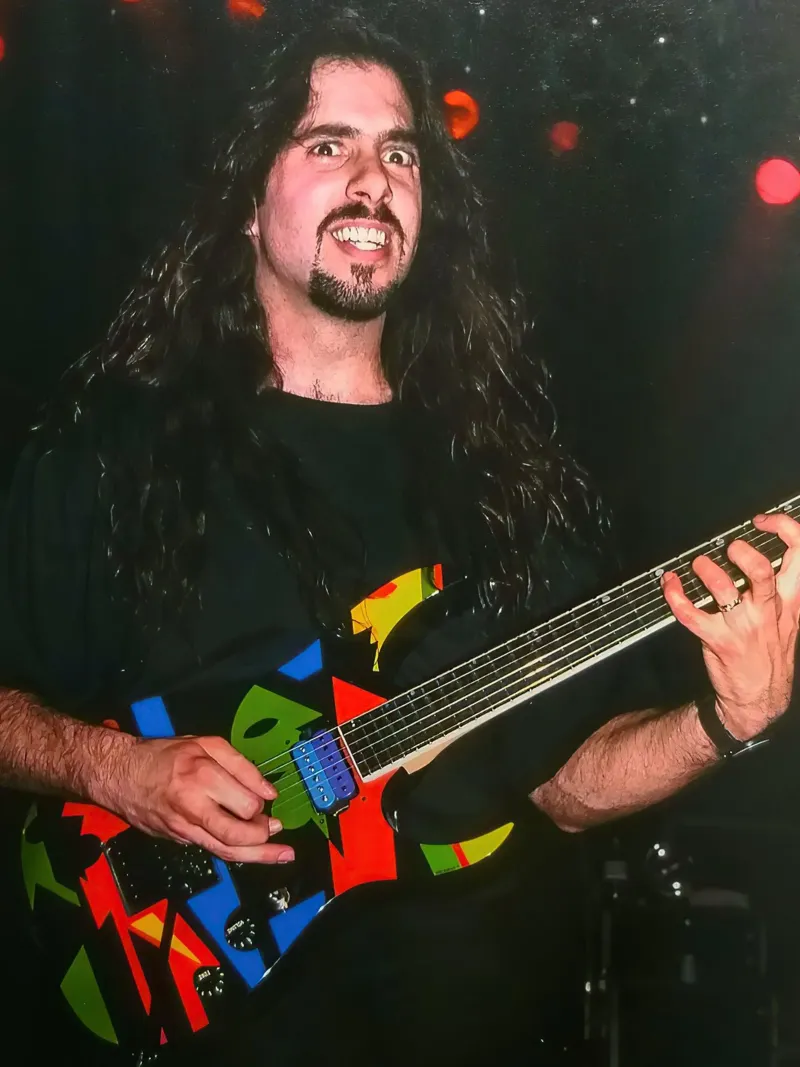 John Petrucci poster con telaio in alluminio da Musadad Shop