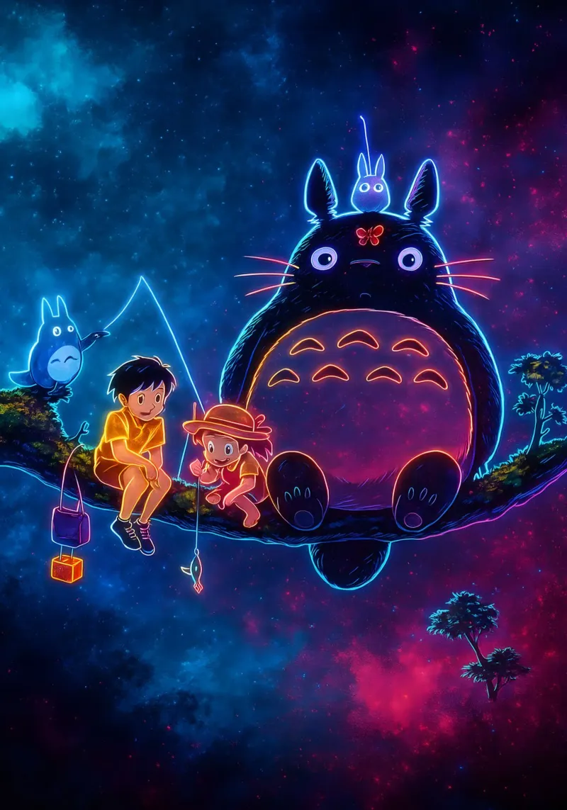 Soul Of my neighbor totoro Totoro pellicola backlit da DGSoulheroes