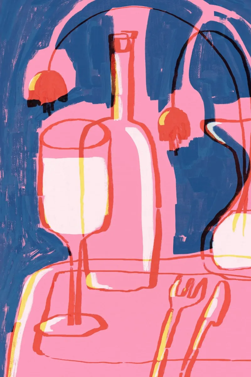 Neon Still Life No 4 carta hahnemühle da treechild