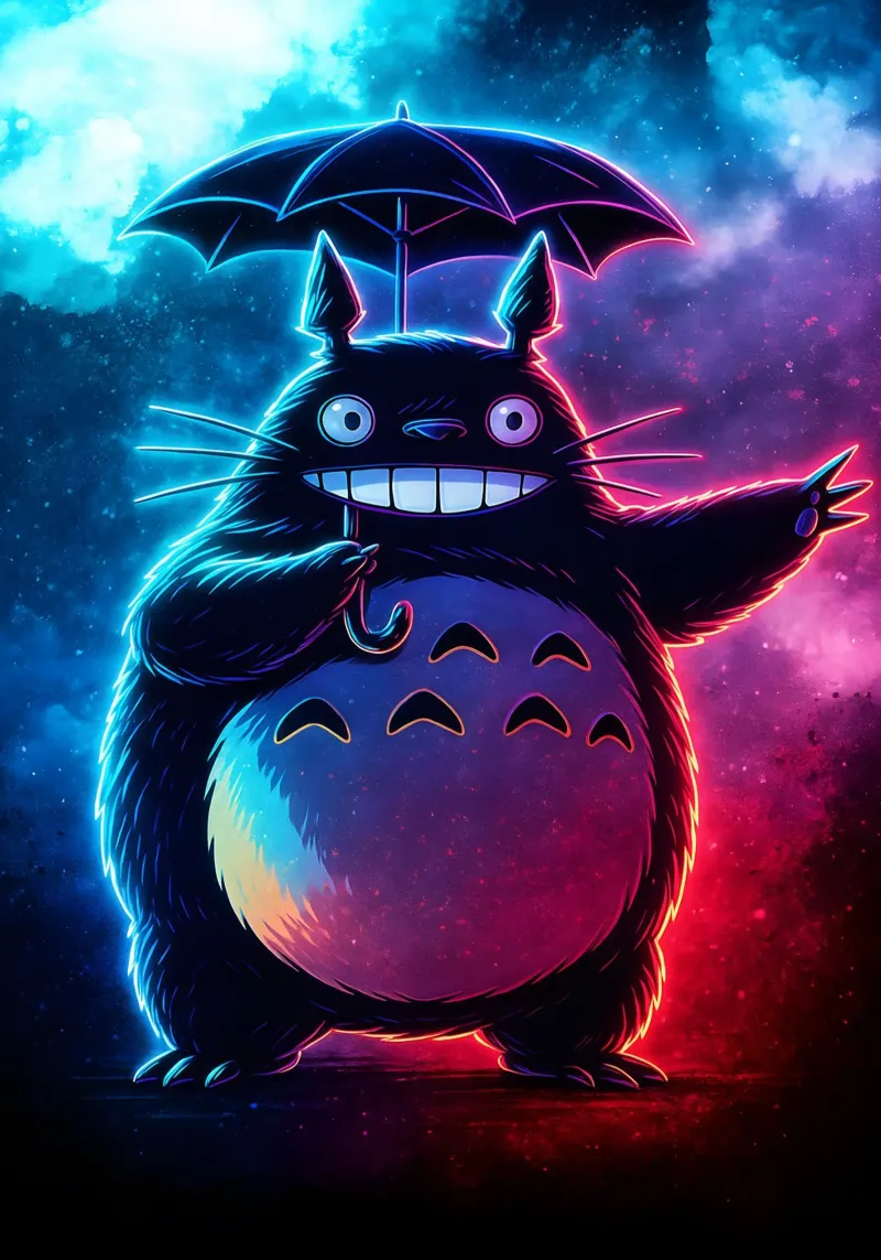 Soul Of my neighbor totoro Totoro pellicola backlit da DGSoulheroes