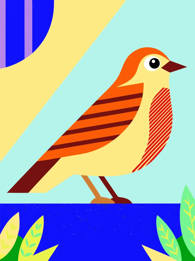vector pájaro hahnemühle de Botania
