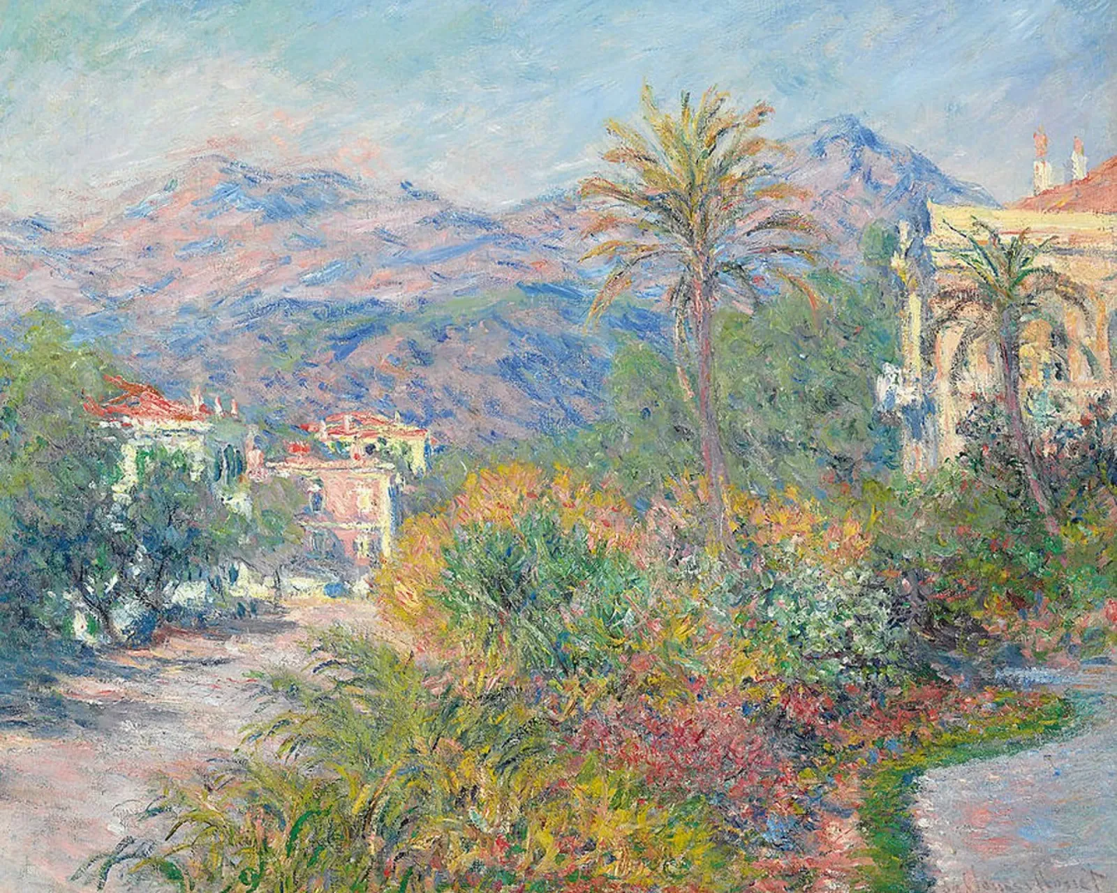 Strada romana di Bordighera carta hahnemühle da RodneyArt